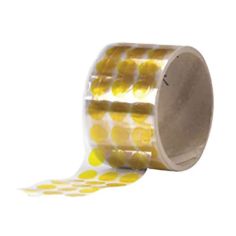 Techni-Pro Kapton Dot Tape, 1/2" Diameter, Silicone Adhesive -2000 Dots/Roll